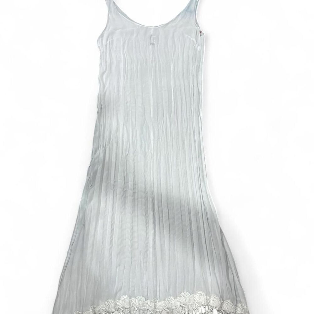 Giselle vintage White sheer maxi dress